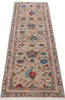 Chobi Beige Runner Hand Knotted 29 X 82  Area Rug 700-145977 Thumb 1