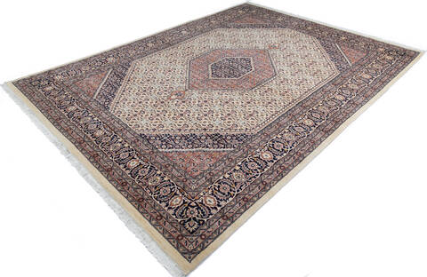 Pak-Persian Beige Hand Knotted 811 X 120 Area Rug 700-145982 Image 1