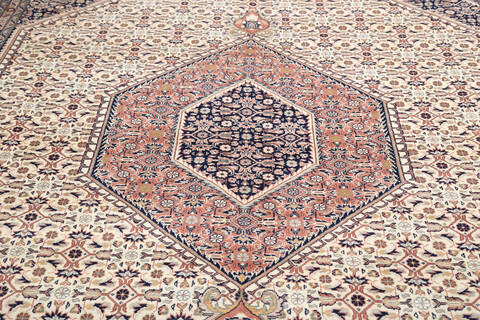 Pak-Persian Beige Hand Knotted 811 X 120 Area Rug 700-145982 Image 3
