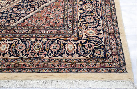 Pak-Persian Beige Hand Knotted 811 X 120 Area Rug 700-145982 Image 5