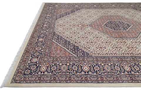 Pak-Persian Beige Hand Knotted 811 X 120 Area Rug 700-145982 Image 6