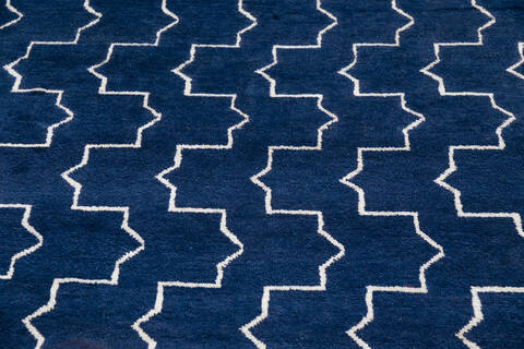 Pak-Persian Blue Hand Knotted 57 X 79 Area Rug 700-145984 Image 3