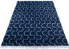 Pak-Persian Blue Hand Knotted 57 X 79  Area Rug 700-145984 Thumb 1