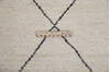 Moroccan White Hand Knotted 56 X 81  Area Rug 700-145987 Thumb 6