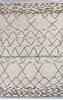 Moroccan White Hand Knotted 59 X 88  Area Rug 700-145988 Thumb 0