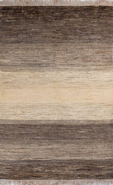 Pakistani Gabbeh White Rectangle 7x10 ft Wool Carpet 145991