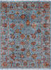 Chobi Blue Hand Knotted 59 X 75  Area Rug 700-145995 Thumb 0