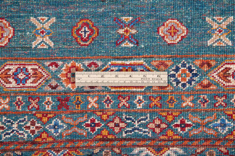 Chobi Green Hand Knotted 61 X 80 Area Rug 700-145996 Image 6