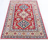 Kazak Red Hand Knotted 40 X 57  Area Rug 700-145997 Thumb 1