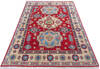 Kazak Red Hand Knotted 50 X 70  Area Rug 700-146000 Thumb 1