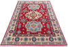 Kazak Red Hand Knotted 50 X 70 Area Rug 700-146000 Thumb 1