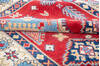 Kazak Red Hand Knotted 50 X 70 Area Rug 700-146000 Thumb 5