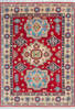 Kazak Red Hand Knotted 50 X 70 Area Rug 700-146000 Thumb 0