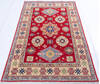 Kazak Red Hand Knotted 40 X 61  Area Rug 700-146002 Thumb 1