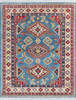 Kazak Blue Hand Knotted 50 X 62 Area Rug 700-146003 Thumb 0