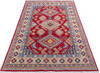 Kazak Red Hand Knotted 49 X 70  Area Rug 700-146005 Thumb 1