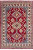 Kazak Red Hand Knotted 49 X 70  Area Rug 700-146005 Thumb 0