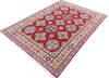 Kazak Red Hand Knotted 50 X 69  Area Rug 700-146006 Thumb 2