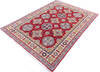 Kazak Red Hand Knotted 50 X 69 Area Rug 700-146006 Thumb 2