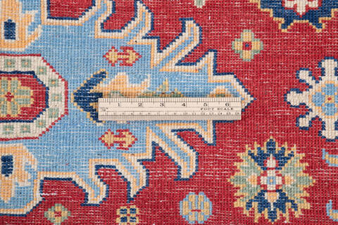 Kazak Red Hand Knotted 51 X 68 Area Rug 700-146007 Image 6