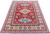 Kazak Red Hand Knotted 51 X 68  Area Rug 700-146007 Thumb 1