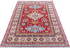 Kazak Red Hand Knotted 51 X 68 Area Rug 700-146007 Thumb 1