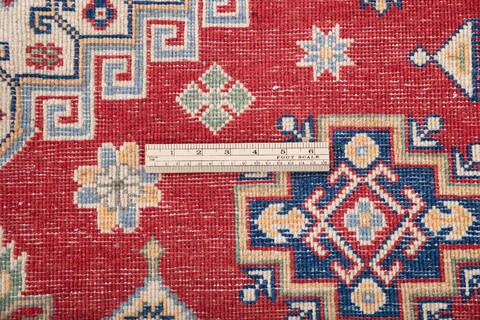 Kazak Red Hand Knotted 50 X 70 Area Rug 700-146008 Image 6