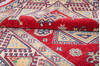 Kazak Red Hand Knotted 50 X 70  Area Rug 700-146008 Thumb 5