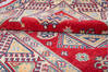 Kazak Red Hand Knotted 50 X 70 Area Rug 700-146008 Thumb 5