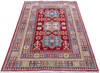 Kazak Red Hand Knotted 41 X 56 Area Rug 700-146010 Thumb 1