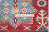 Kazak Red Hand Knotted 41 X 56 Area Rug 700-146010 Thumb 6