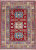 Kazak Red Hand Knotted 41 X 56  Area Rug 700-146010 Thumb 0