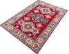 Kazak Red Hand Knotted 40 X 59  Area Rug 700-146012 Thumb 2