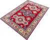 Kazak Red Hand Knotted 40 X 59 Area Rug 700-146012 Thumb 2