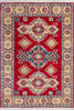 Kazak Red Hand Knotted 40 X 59  Area Rug 700-146012 Thumb 0