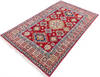 Kazak Red Hand Knotted 40 X 64 Area Rug 700-146014 Thumb 2