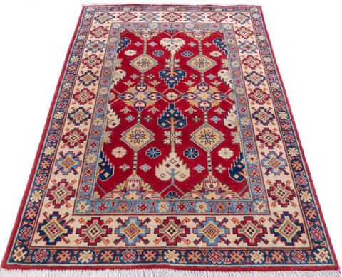 Kazak Red Hand Knotted 40 X 511 Area Rug 700-146015 Image 1