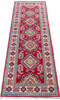 Kazak Red Runner Hand Knotted 20 X 59  Area Rug 700-146018 Thumb 1