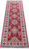 Kazak Red Runner Hand Knotted 20 X 59 Area Rug 700-146018 Thumb 1