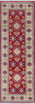 Kazak Red Runner Hand Knotted 2'0" X 5'10"  Area Rug 700-146019