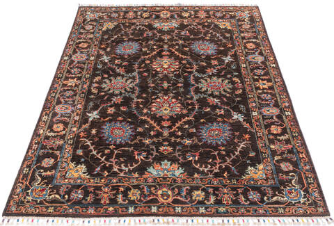 Chobi Brown Hand Knotted 510 X 76 Area Rug 700-146022 Image 1