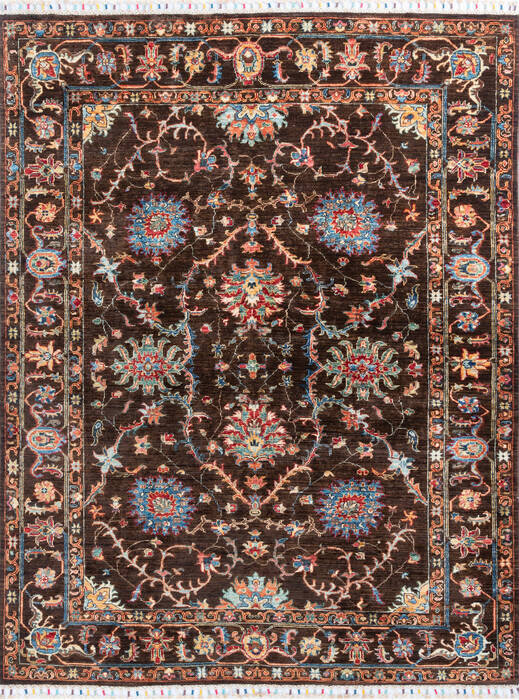 Chobi Brown Hand Knotted 510 X 76 Area Rug 700-146022 Image 0