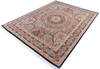 Pak-Persian Multicolor Hand Knotted 81 X 106  Area Rug 700-146023 Thumb 2
