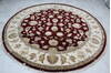 Jaipur Red Round Hand Knotted 82 X 82  Area Rug 905-146026 Thumb 1