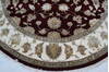 Jaipur Red Round Hand Knotted 82 X 82 Area Rug 905-146026 Thumb 4