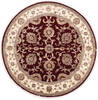 Jaipur Red Round Hand Knotted 61 X 62  Area Rug 905-146027 Thumb 0