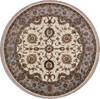 Jaipur White Round Hand Knotted 60 X 60  Area Rug 905-146028 Thumb 0