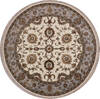 Jaipur White Round Hand Knotted 60 X 60 Area Rug 905-146028 Thumb 0