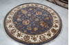 Jaipur Blue Round Hand Knotted 61 X 63  Area Rug 905-146030 Thumb 2