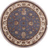 Jaipur Blue Round Hand Knotted 51 X 52  Area Rug 905-146031 Thumb 0